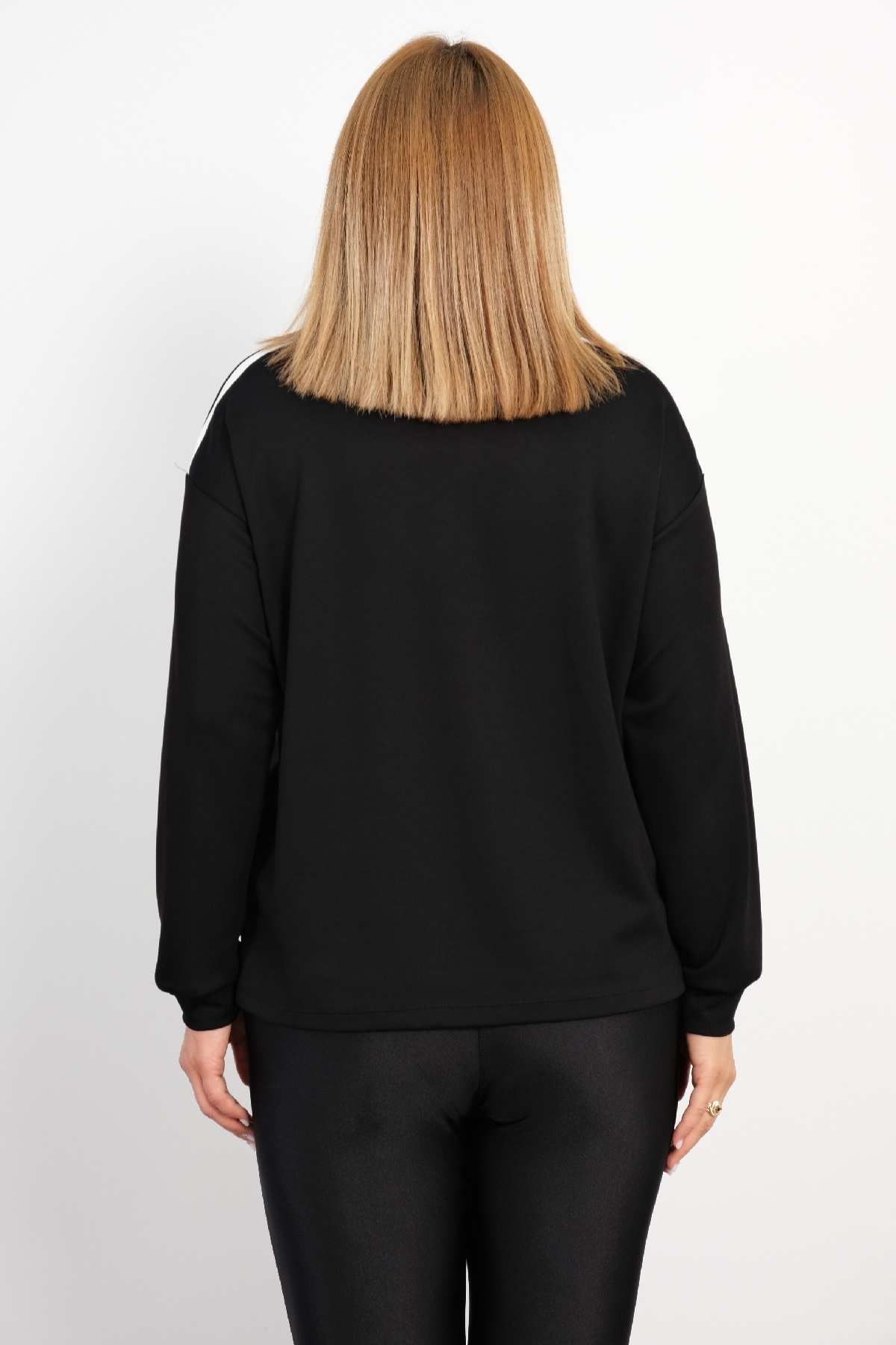 Plus Size Blouse-Black