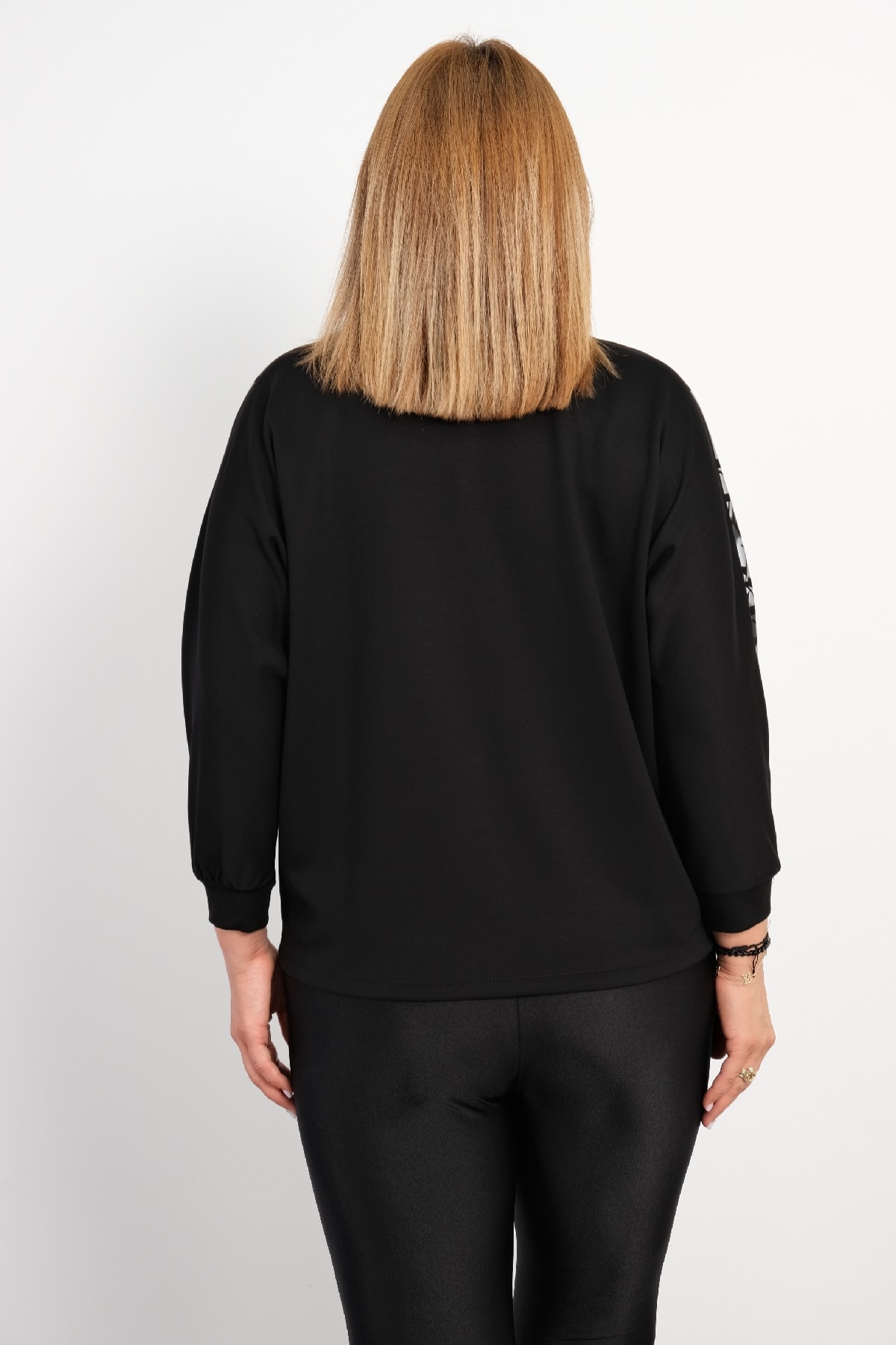 Plus Size Blouse-Black