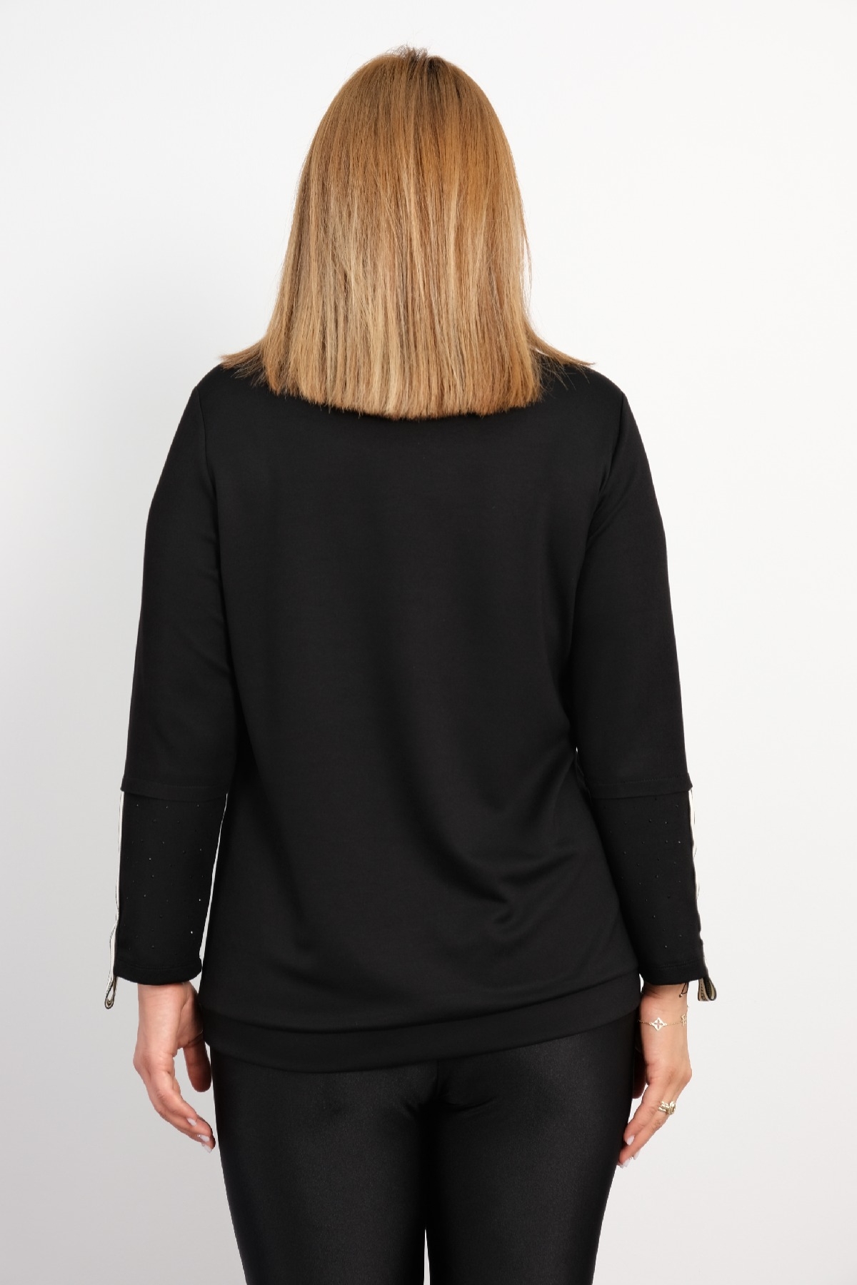 Plus Size Blouse-Black