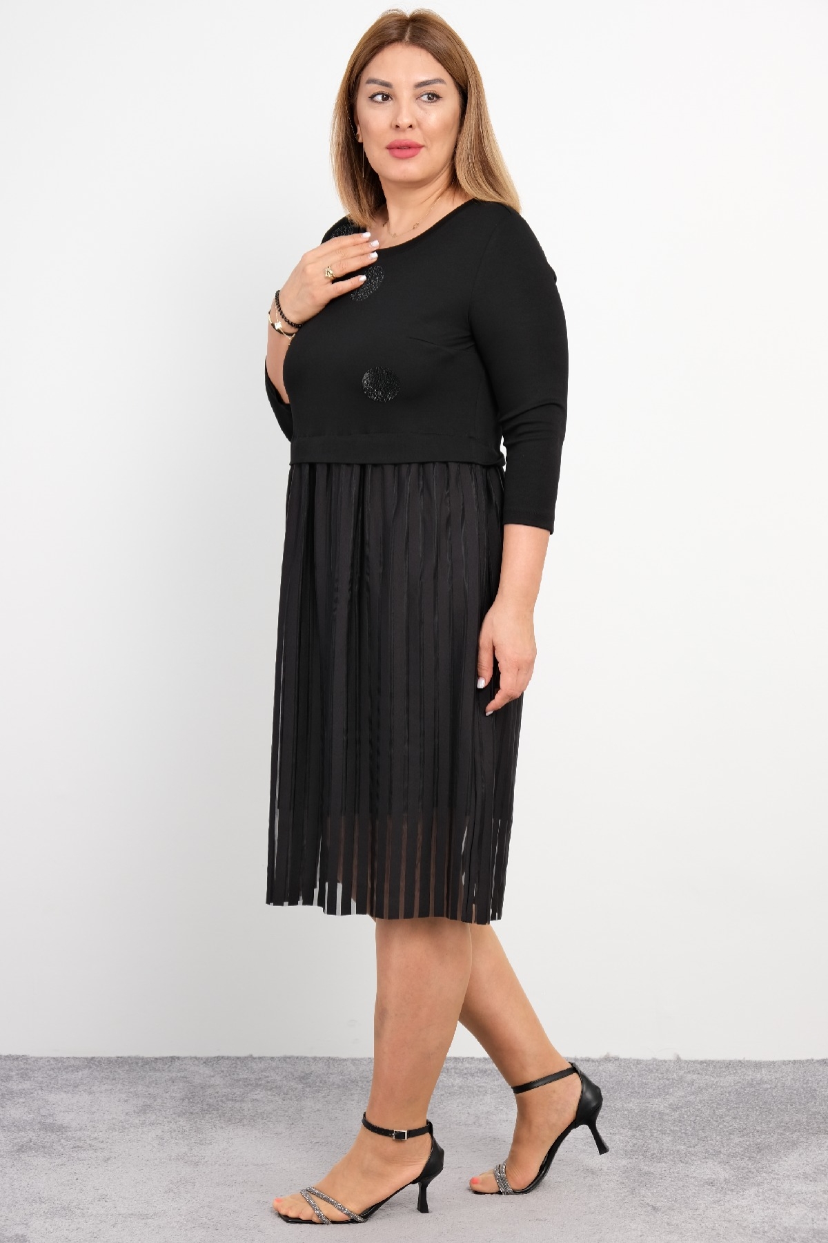 Plus Size Dress-Black