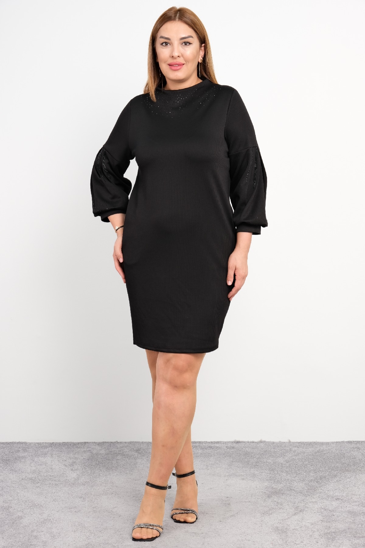 Plus Size Dress-Black