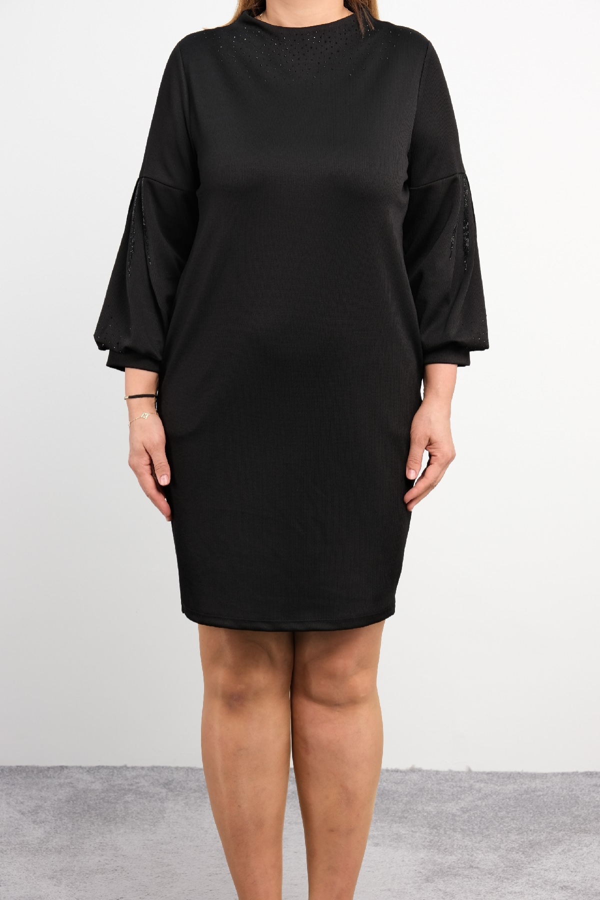 Plus Size Dress-Black