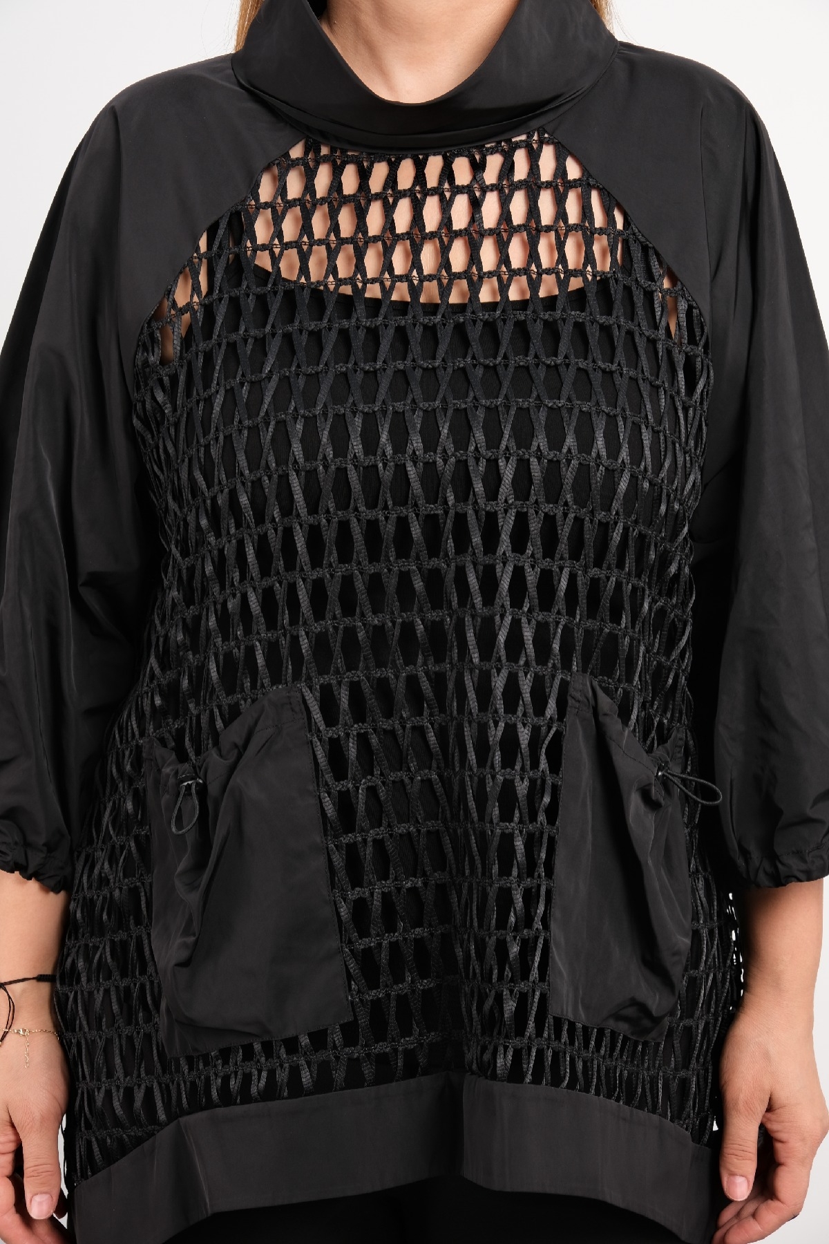 Plus Size Tunic-Black