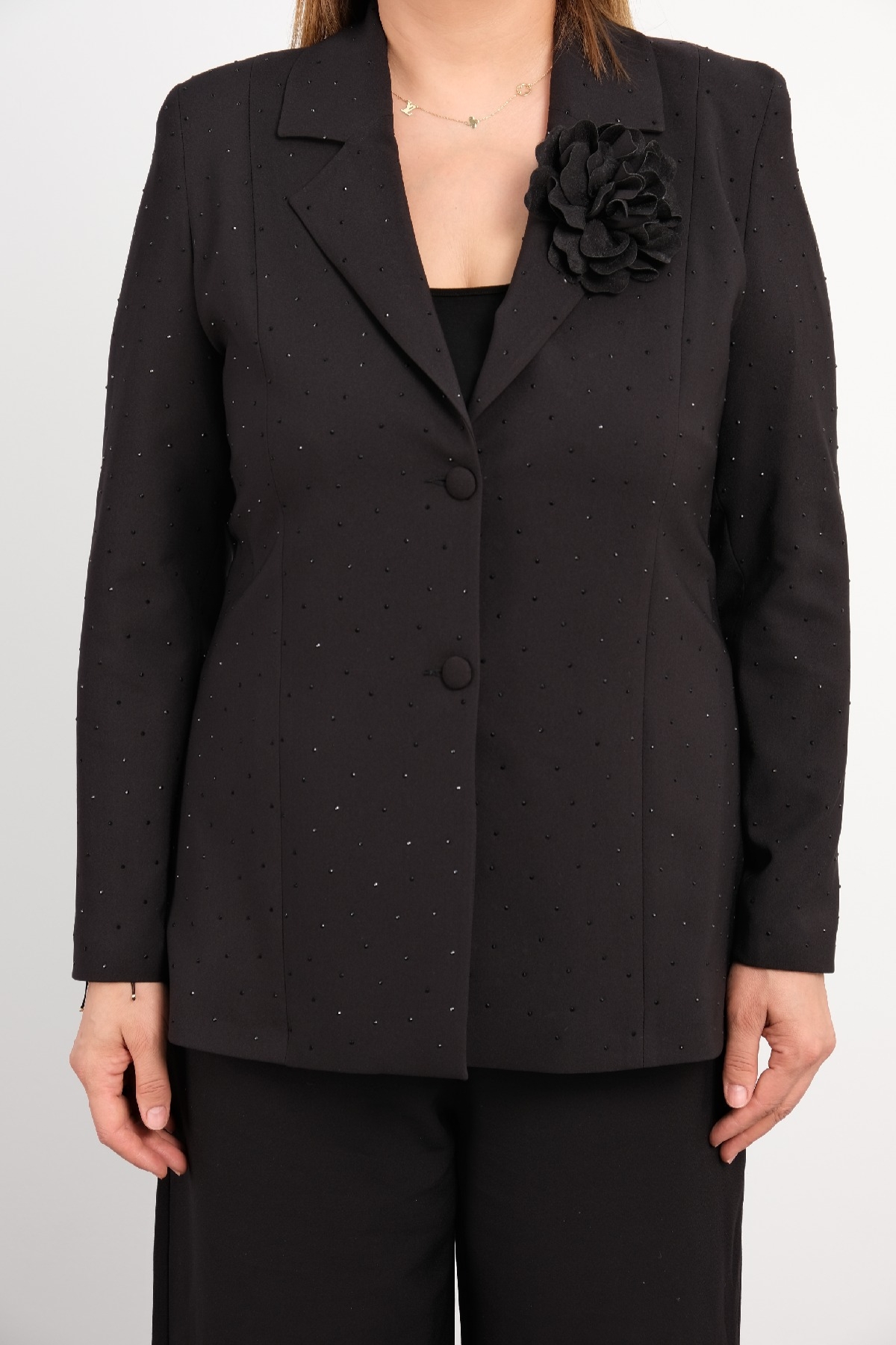 Plus Size Jacket-Black