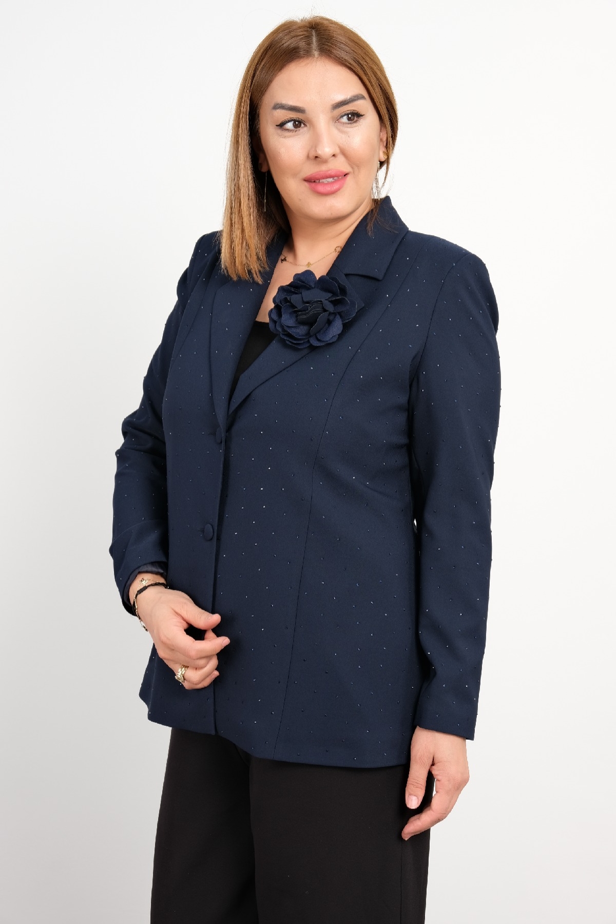 Plus Size Jacket-Black