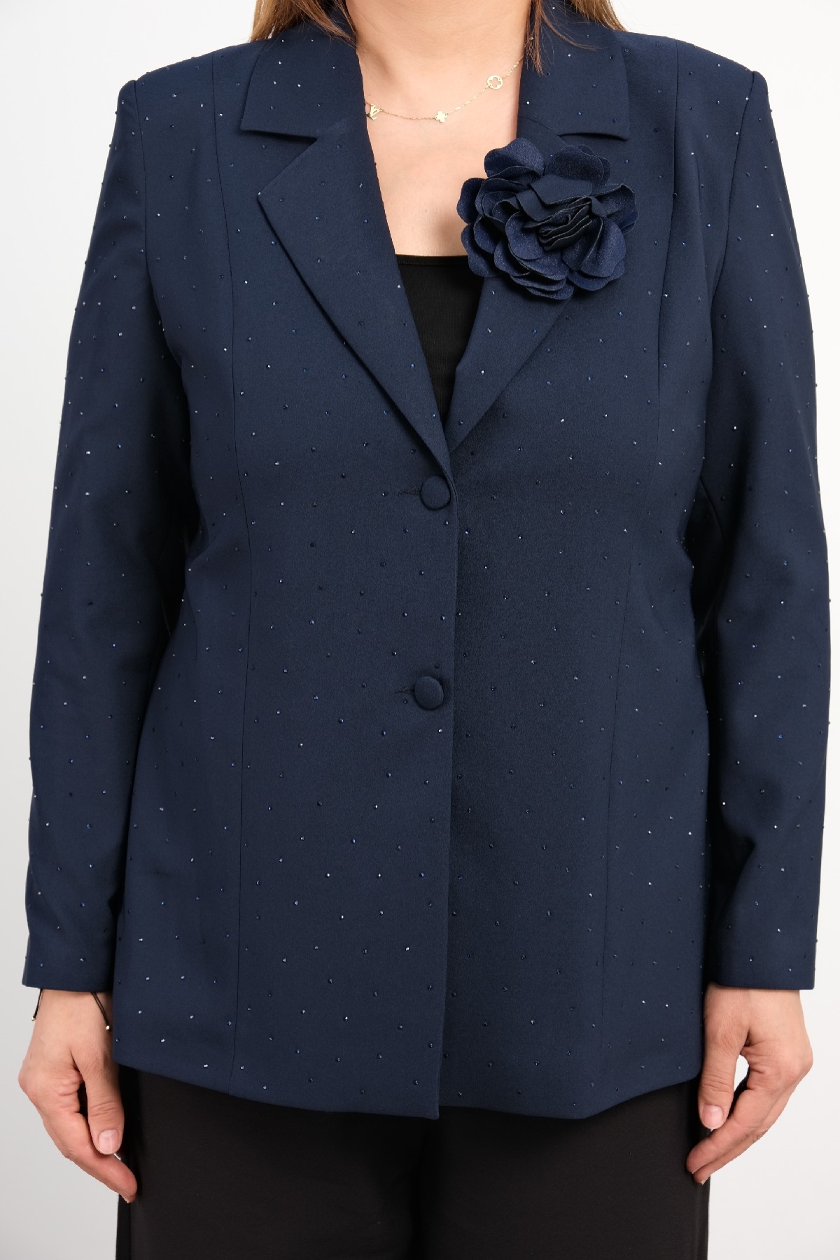 Plus Size Jacket-Black