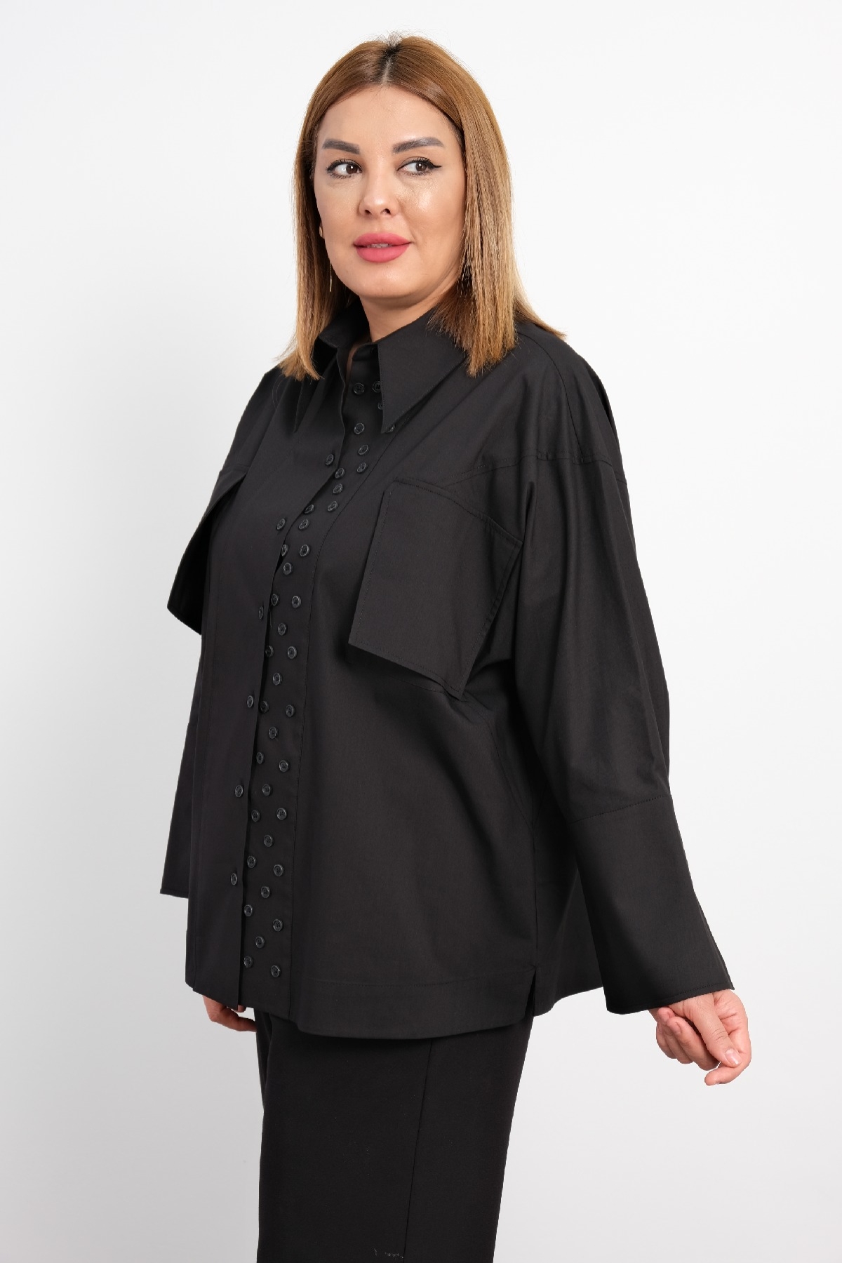 Plus Size Shirt-Black