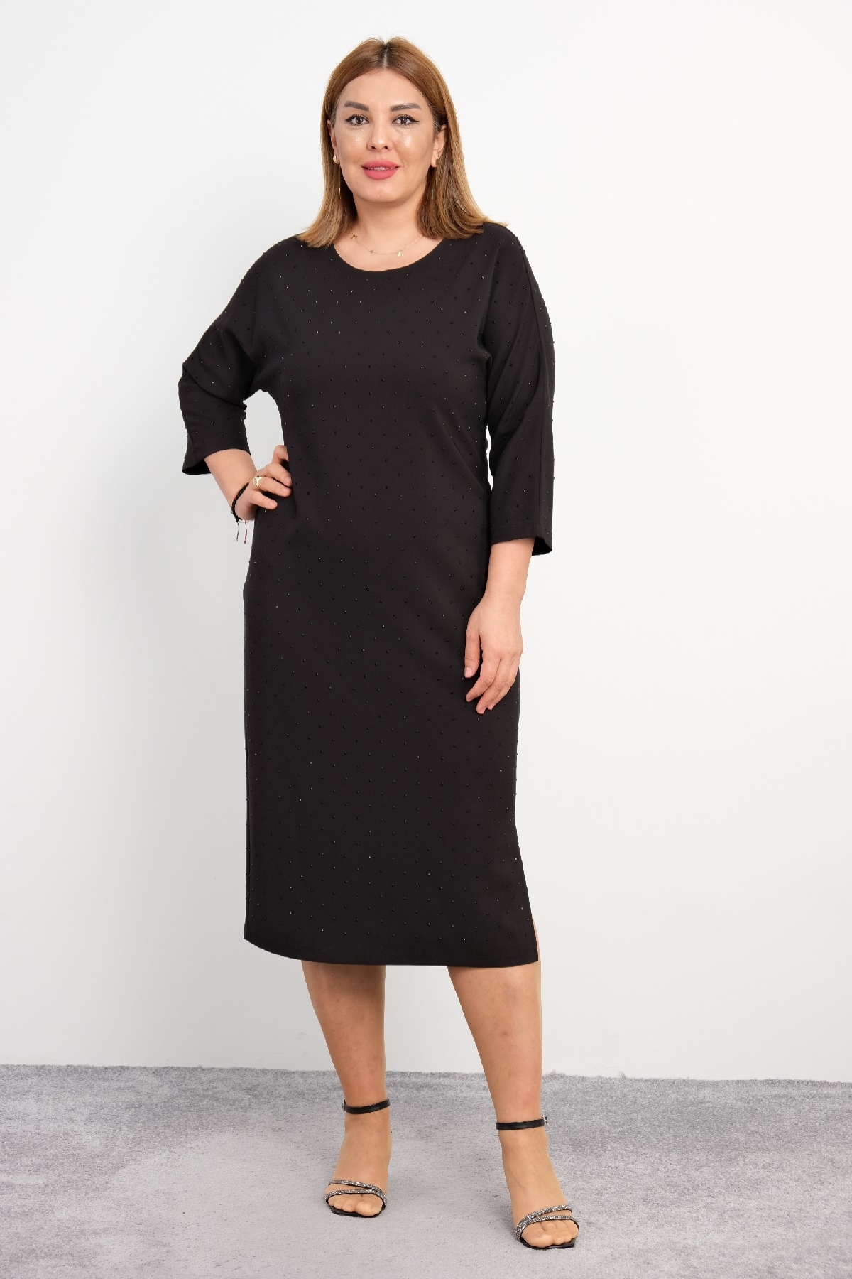 Plus Size Dress-Black