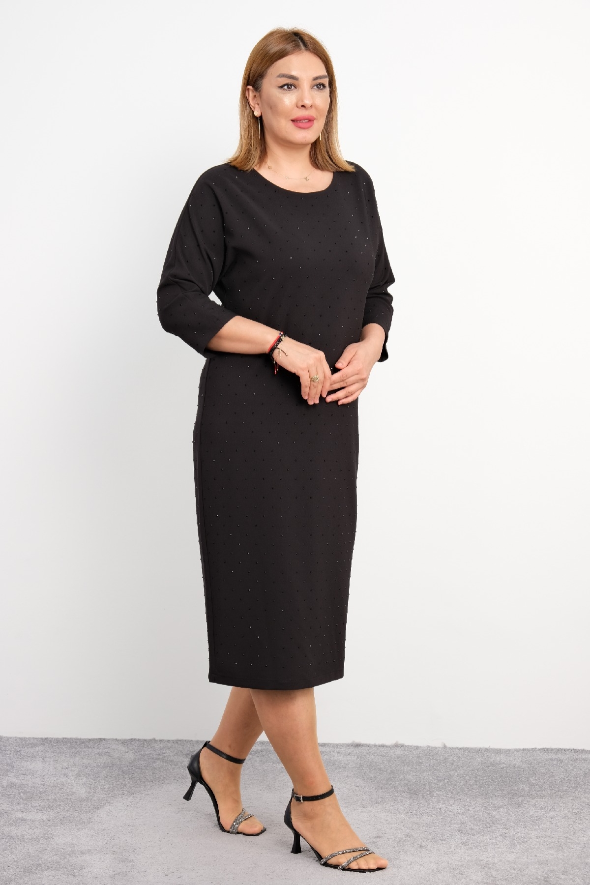 Plus Size Dress-Black