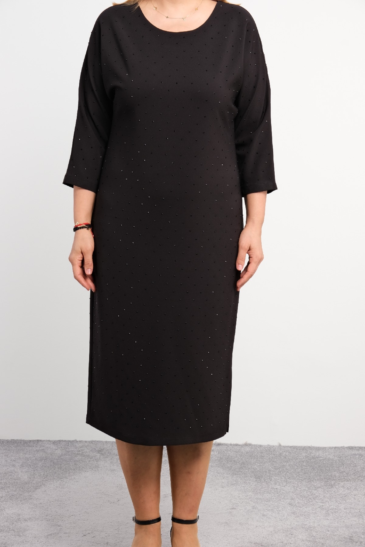 Plus Size Dress-Black