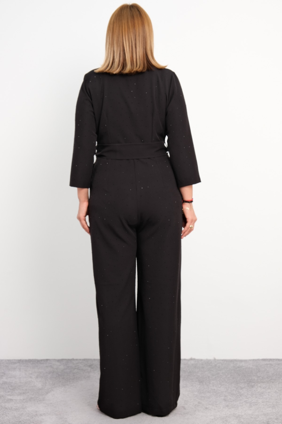 Plus Size Classic Jumpsuit-Black