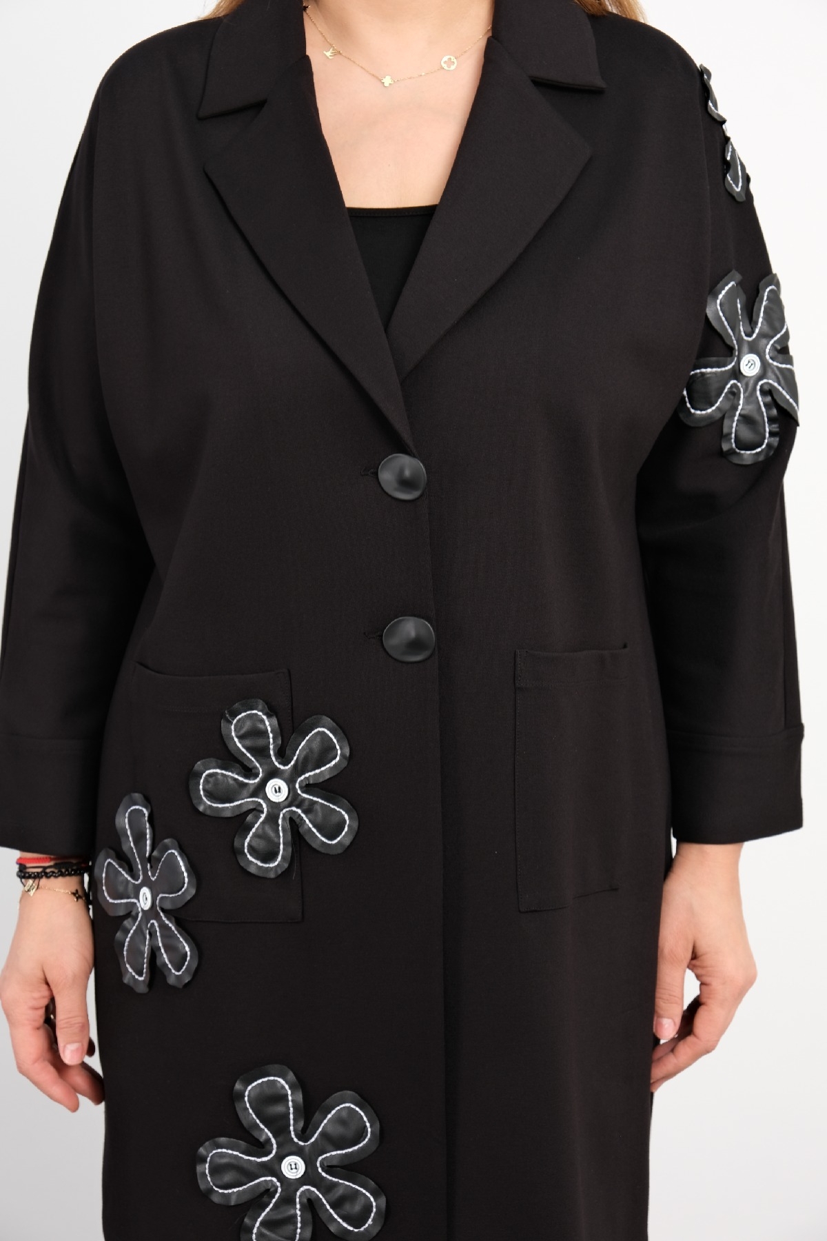 Plus Size Jacket-Black