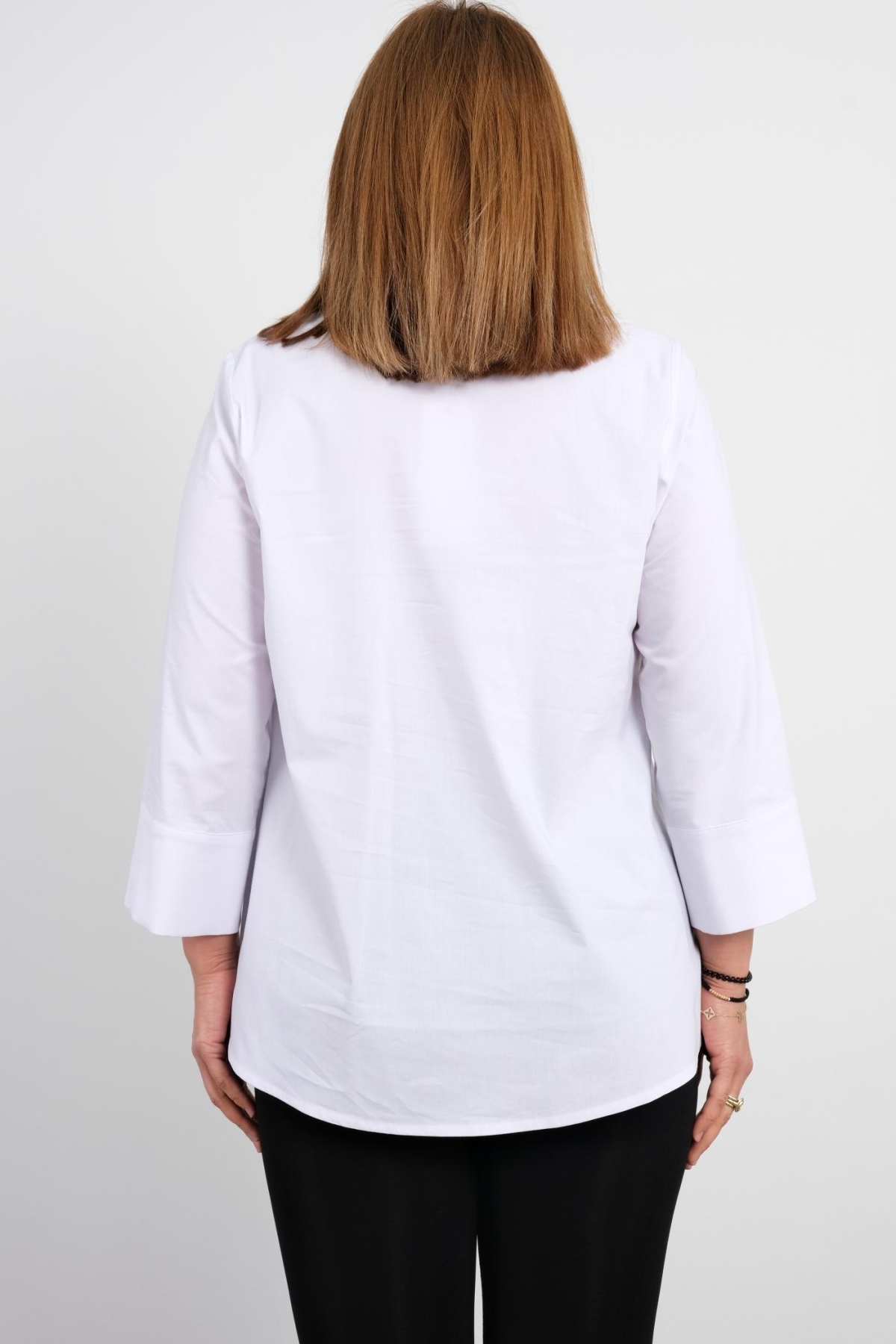 Plus Size Shirt-White