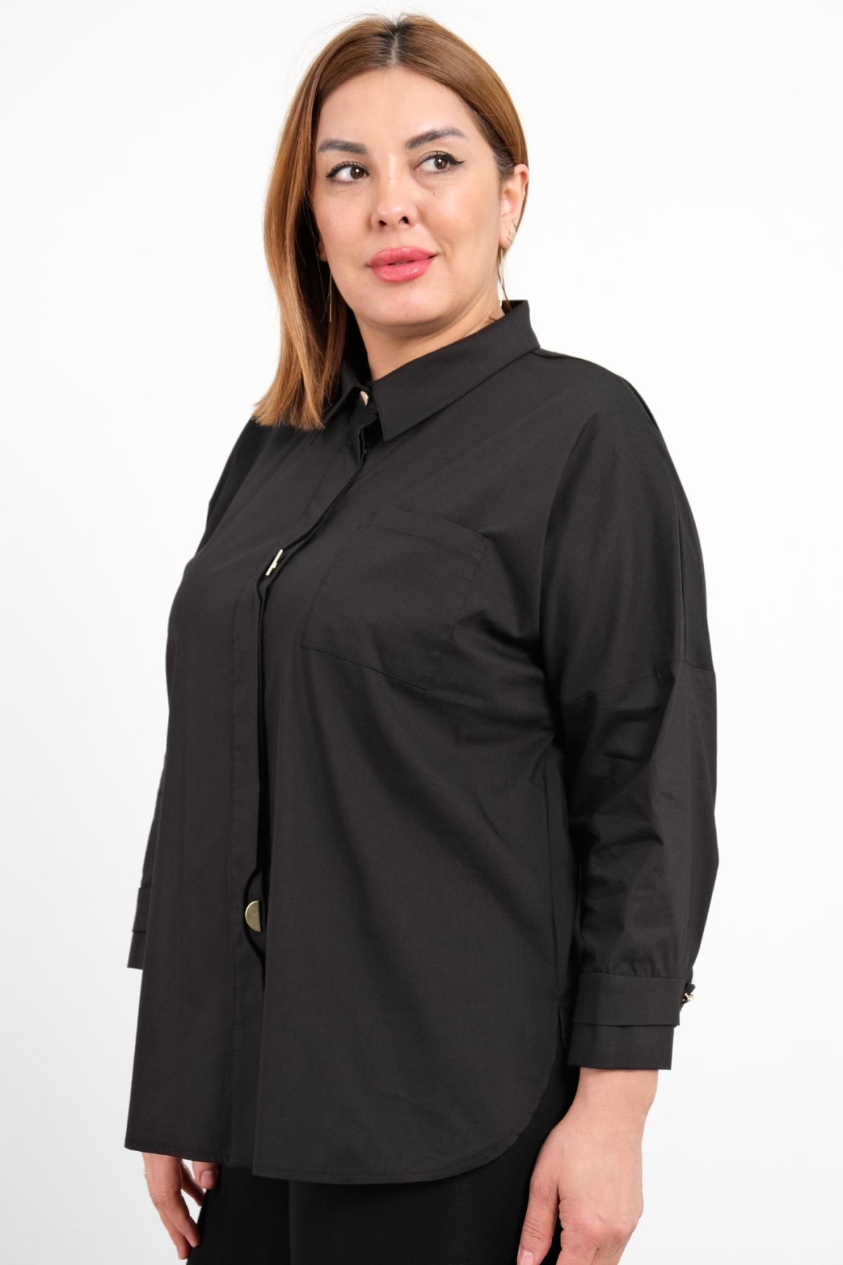 Plus Size Shirt-Black