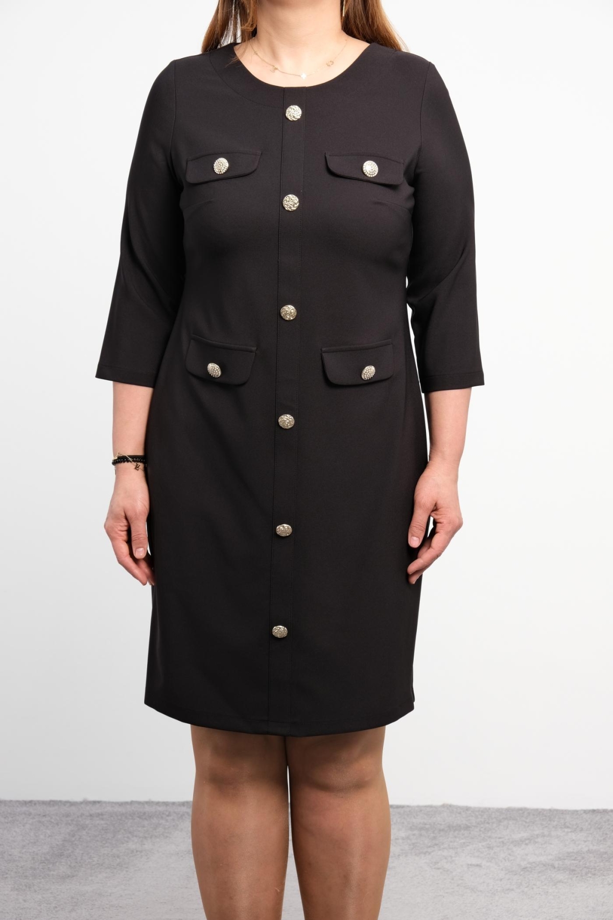 Super Plus Size Dress-Black