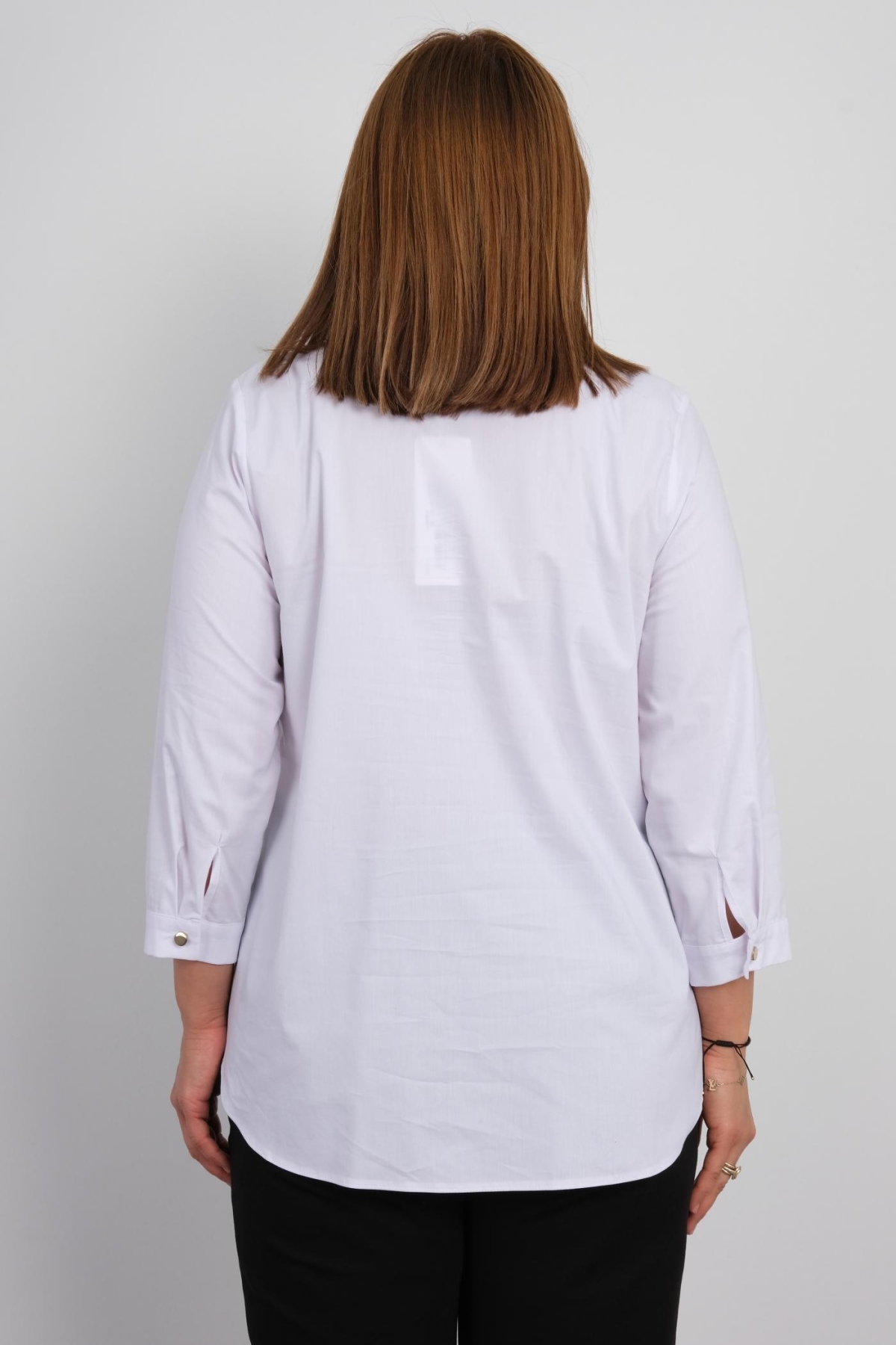 Plus Size Shirt-White