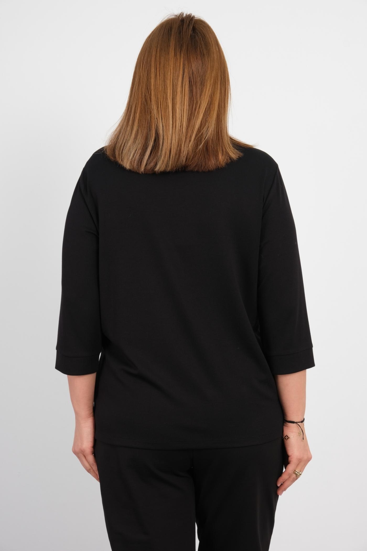 Plus Size Blouse-Black