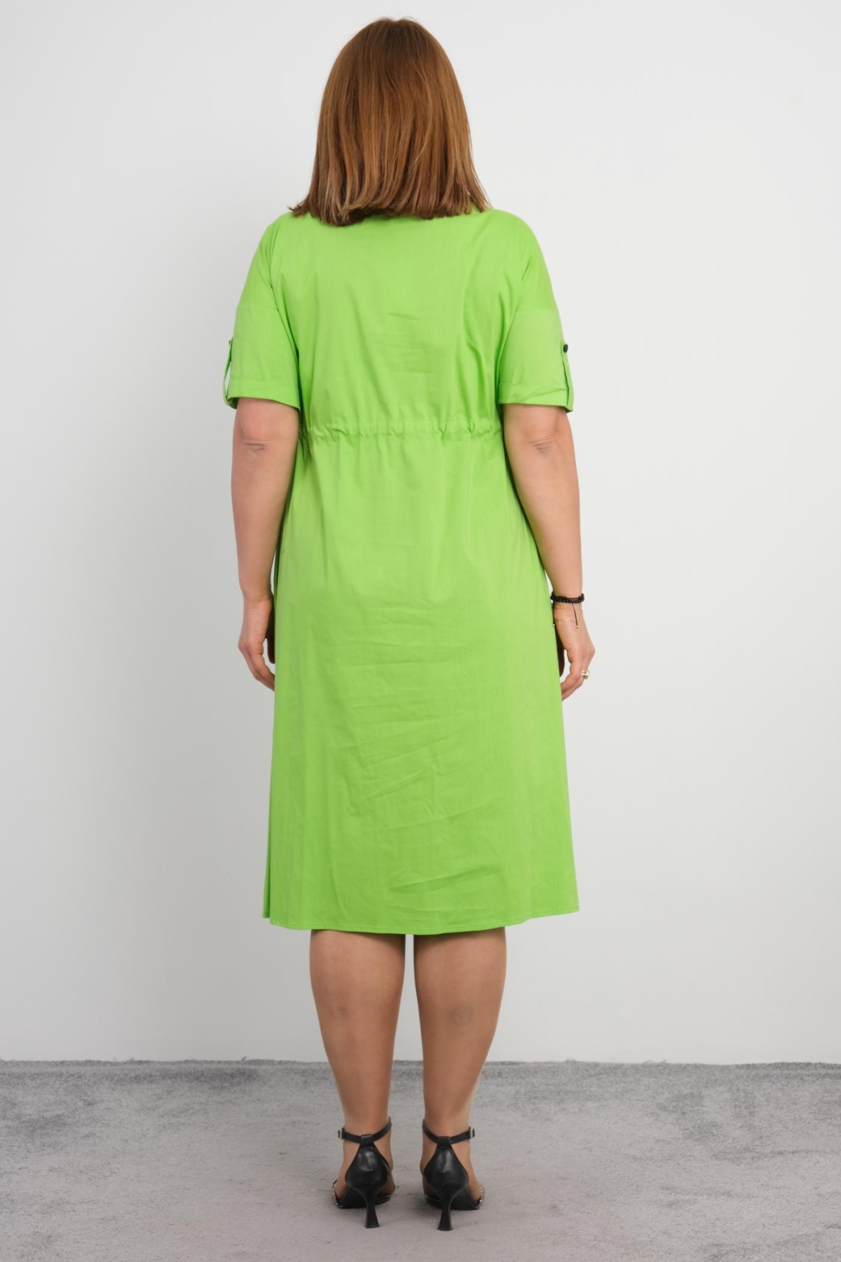 Plus Size Dress-Green