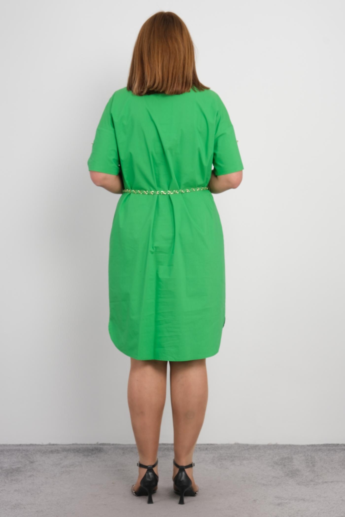 Plus Size Dress-Green