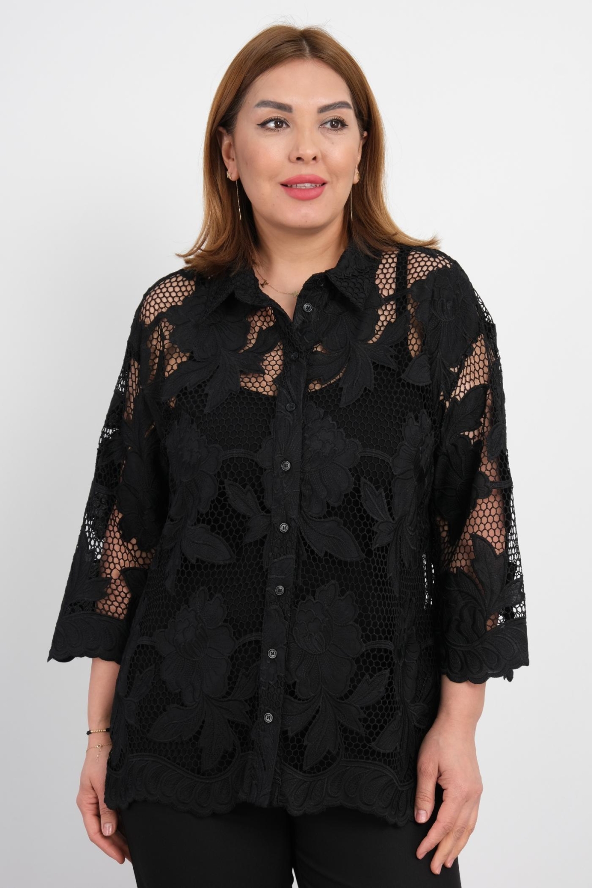 Plus Size Shirt-Black