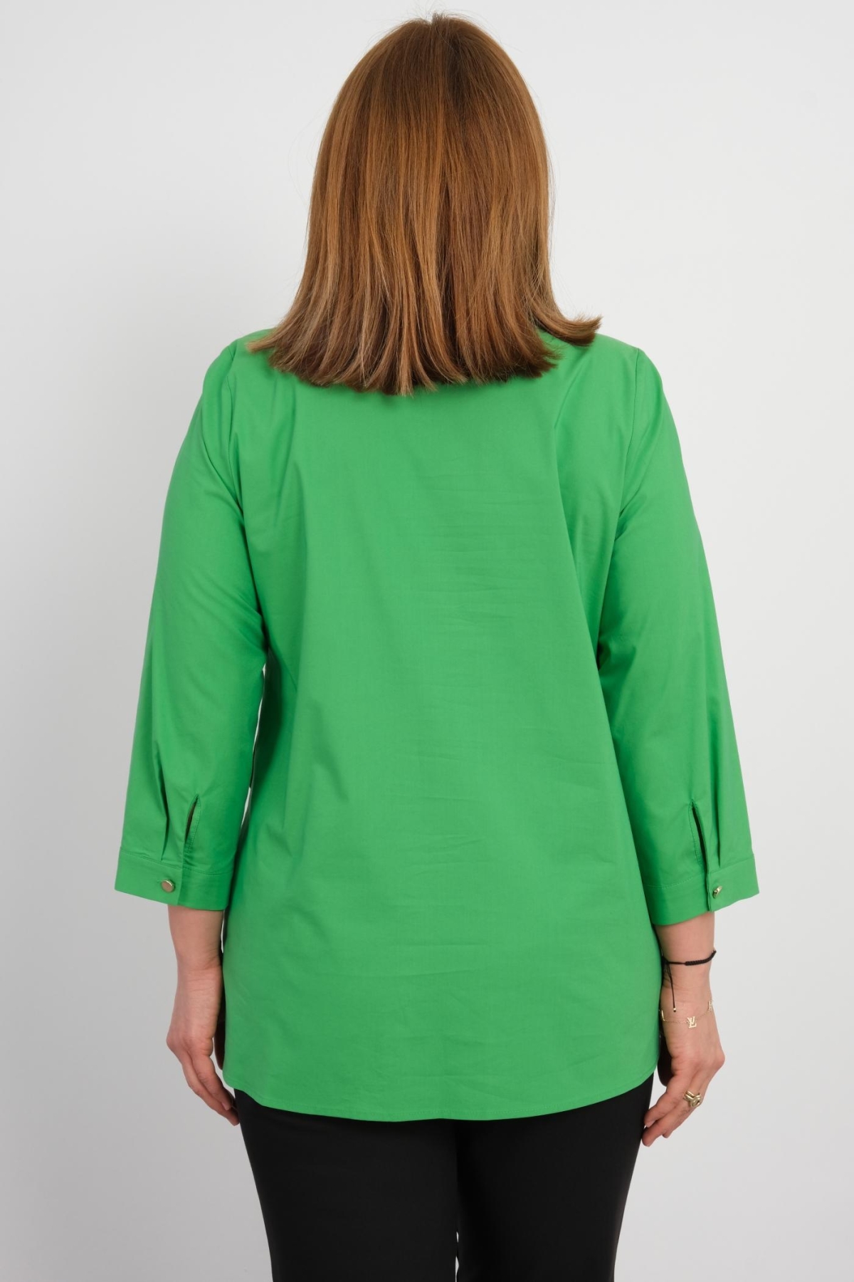 Super Plus Size Shirt-Green