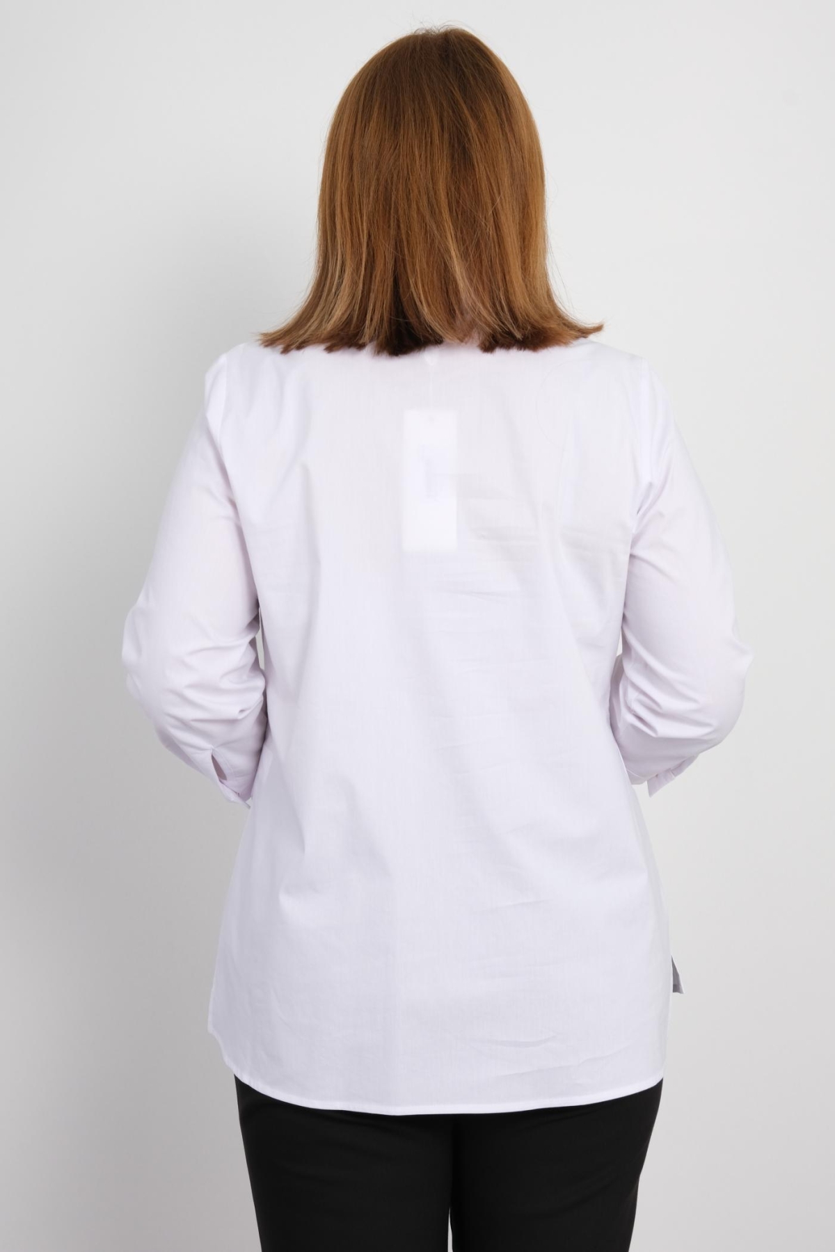 Plus Size Shirt-White