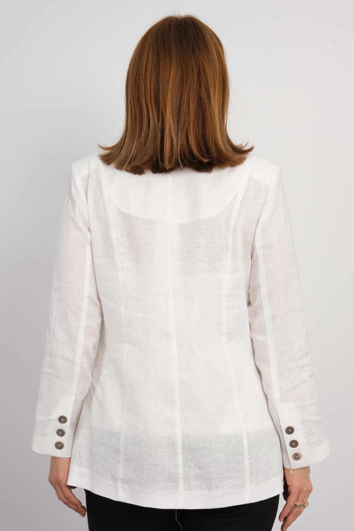 Plus Size Jacket-White