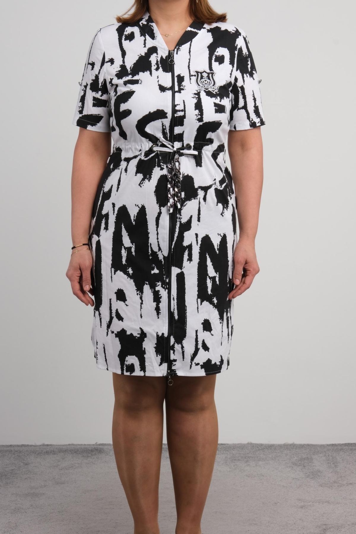 Plus Size Dress-White