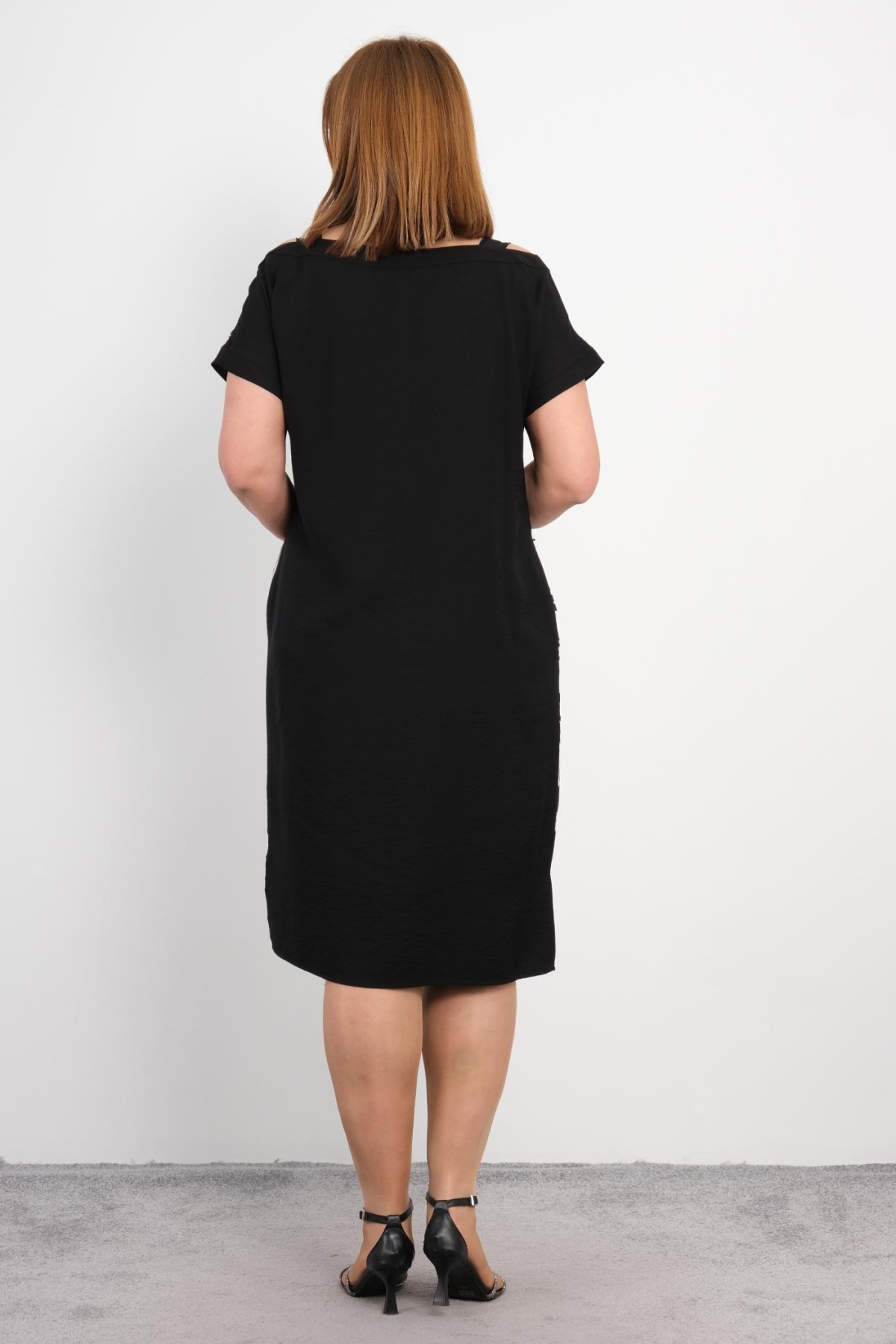 Plus Size Dress-Black