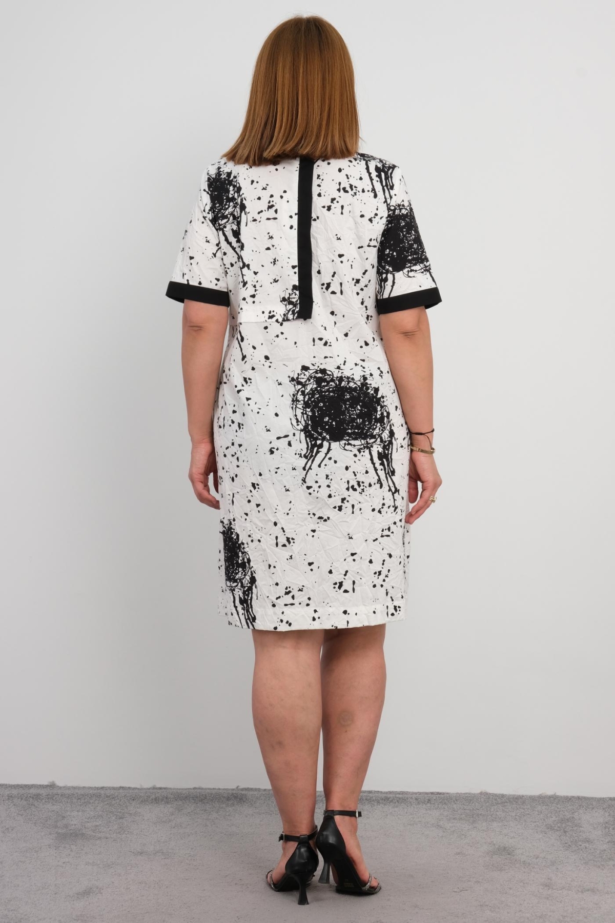 Plus Size Dress-White