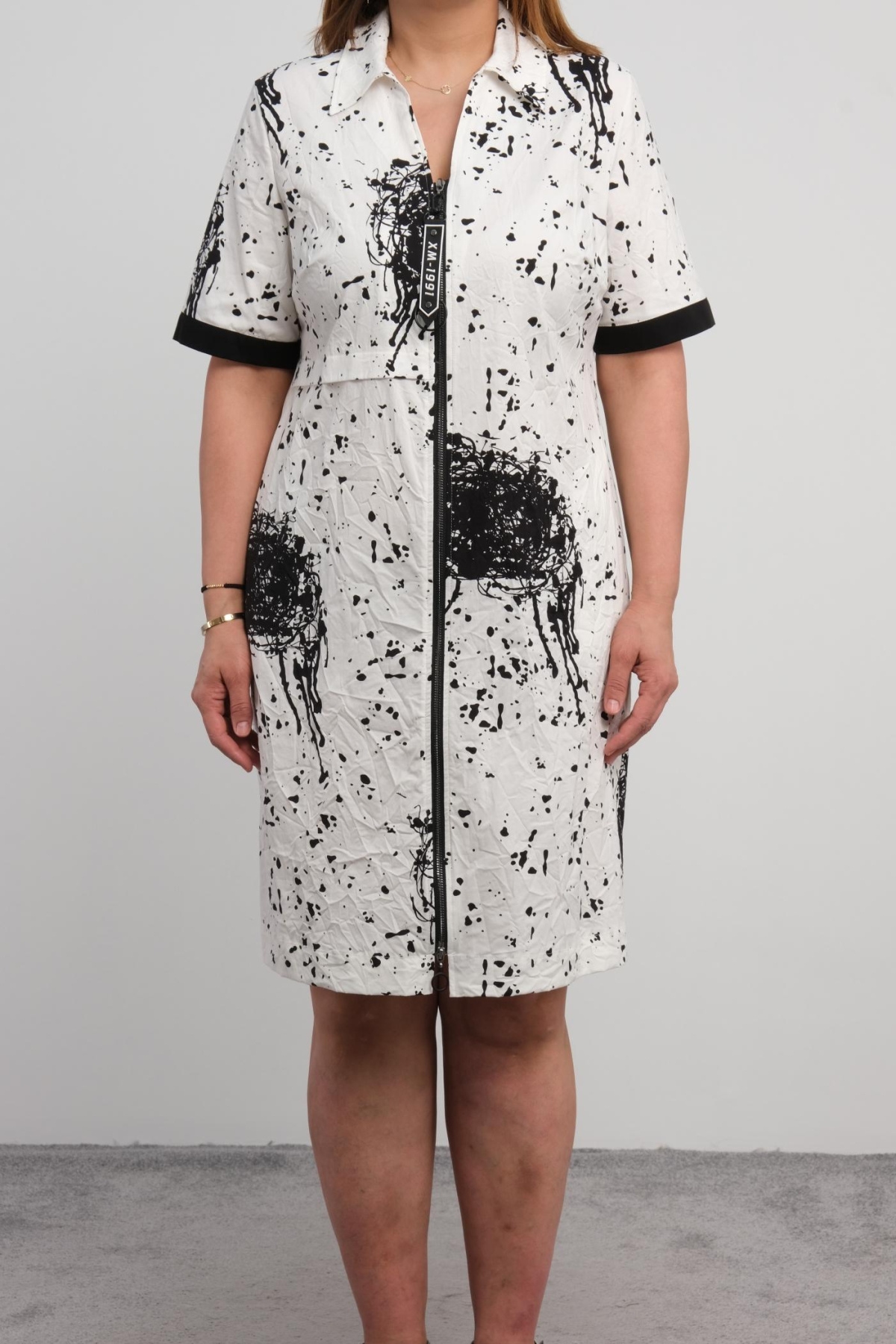 Plus Size Dress-White