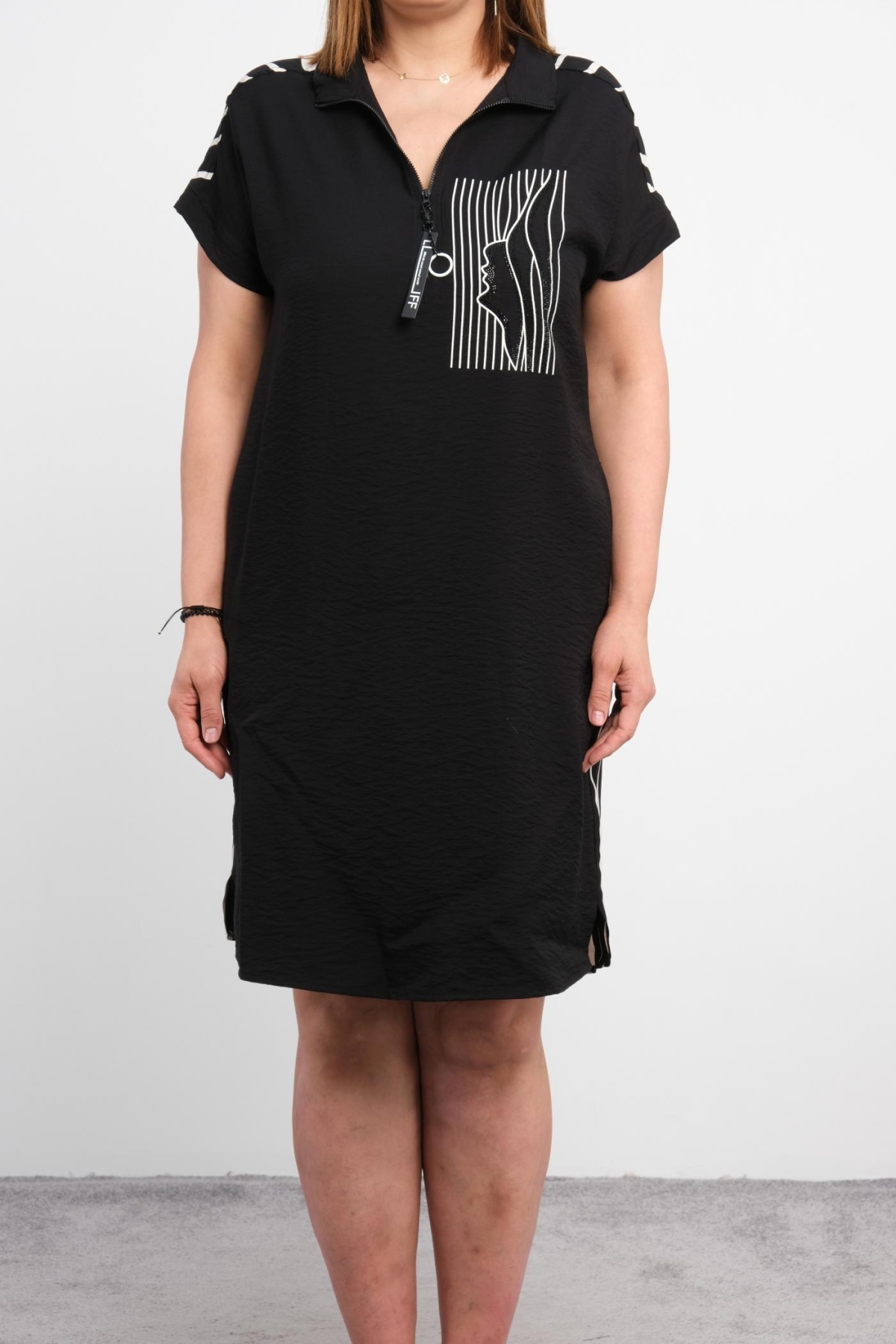 Super Plus Size Dress-Black