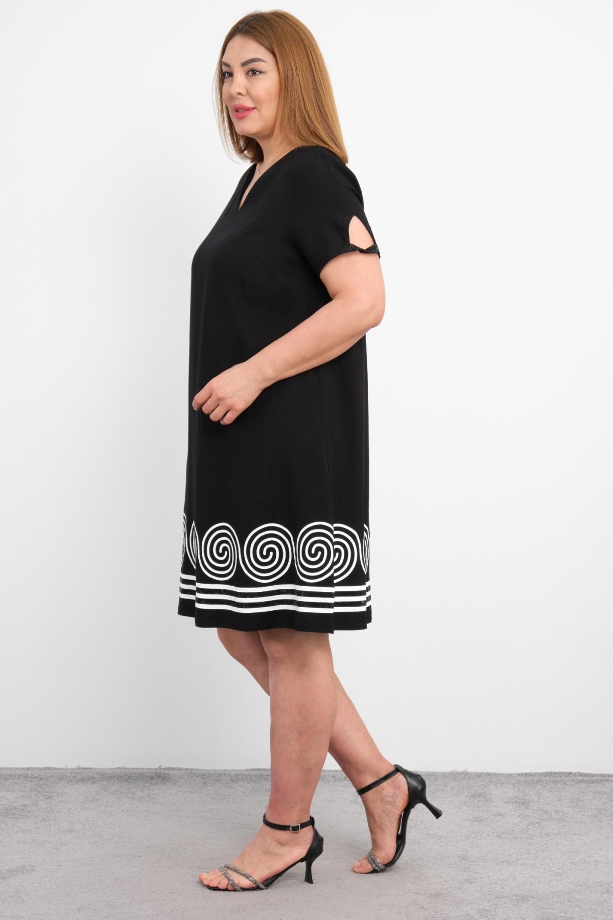 Plus Size Dress-Black