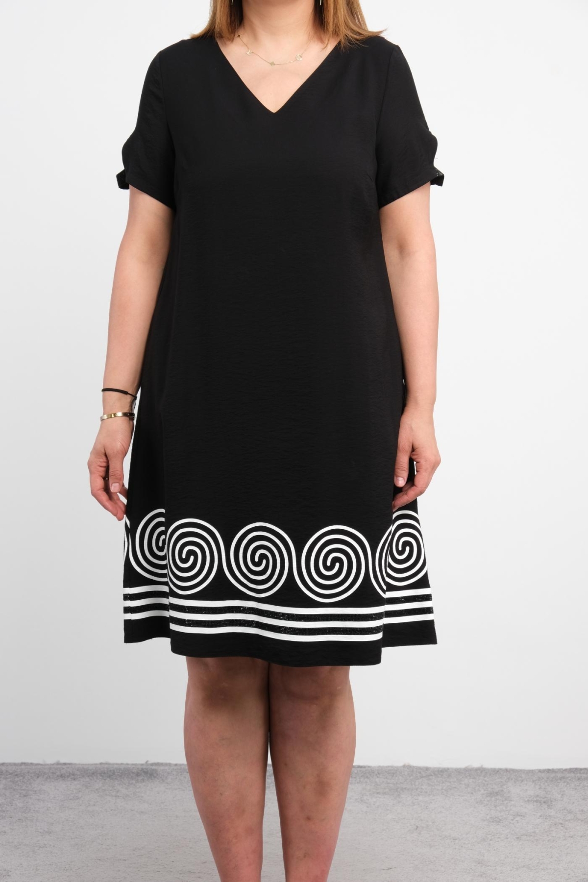 Plus Size Dress-Black