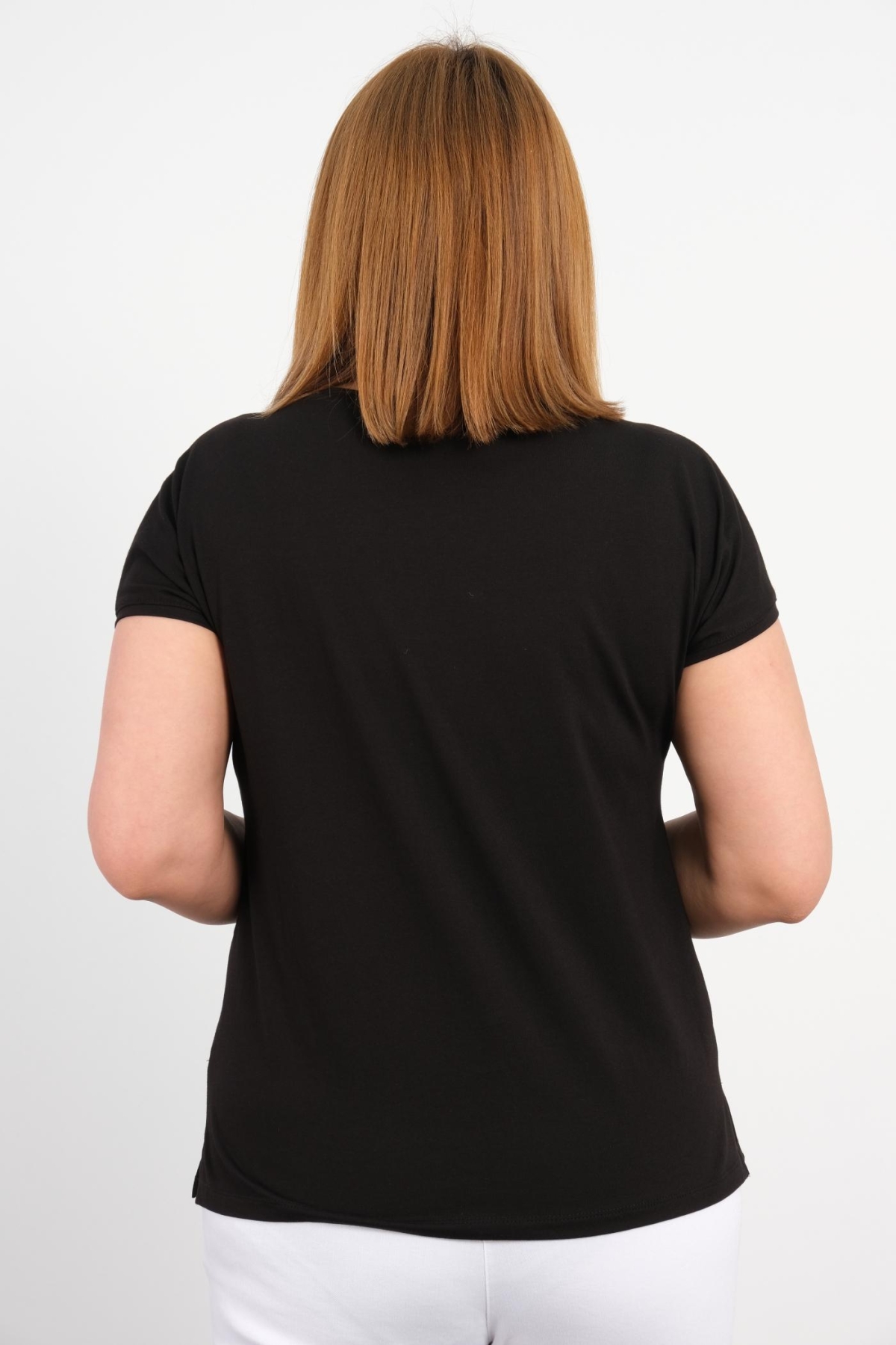 Plus Size Blouse-Black