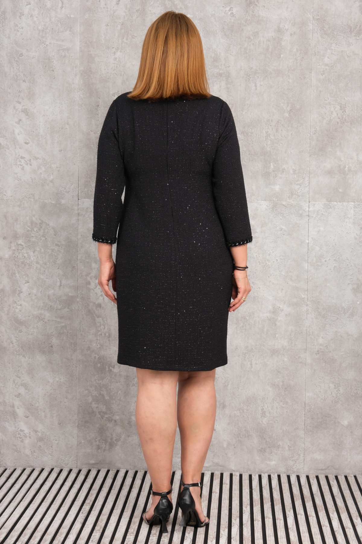 Plus Size Dress-Black