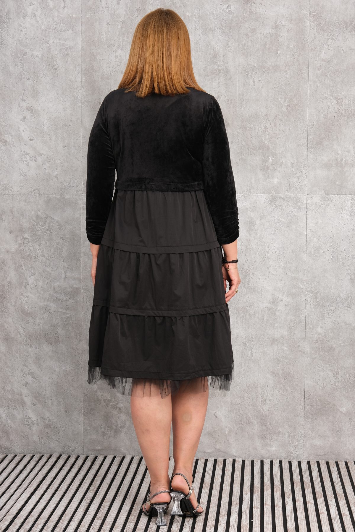 Plus Size Dress-Black