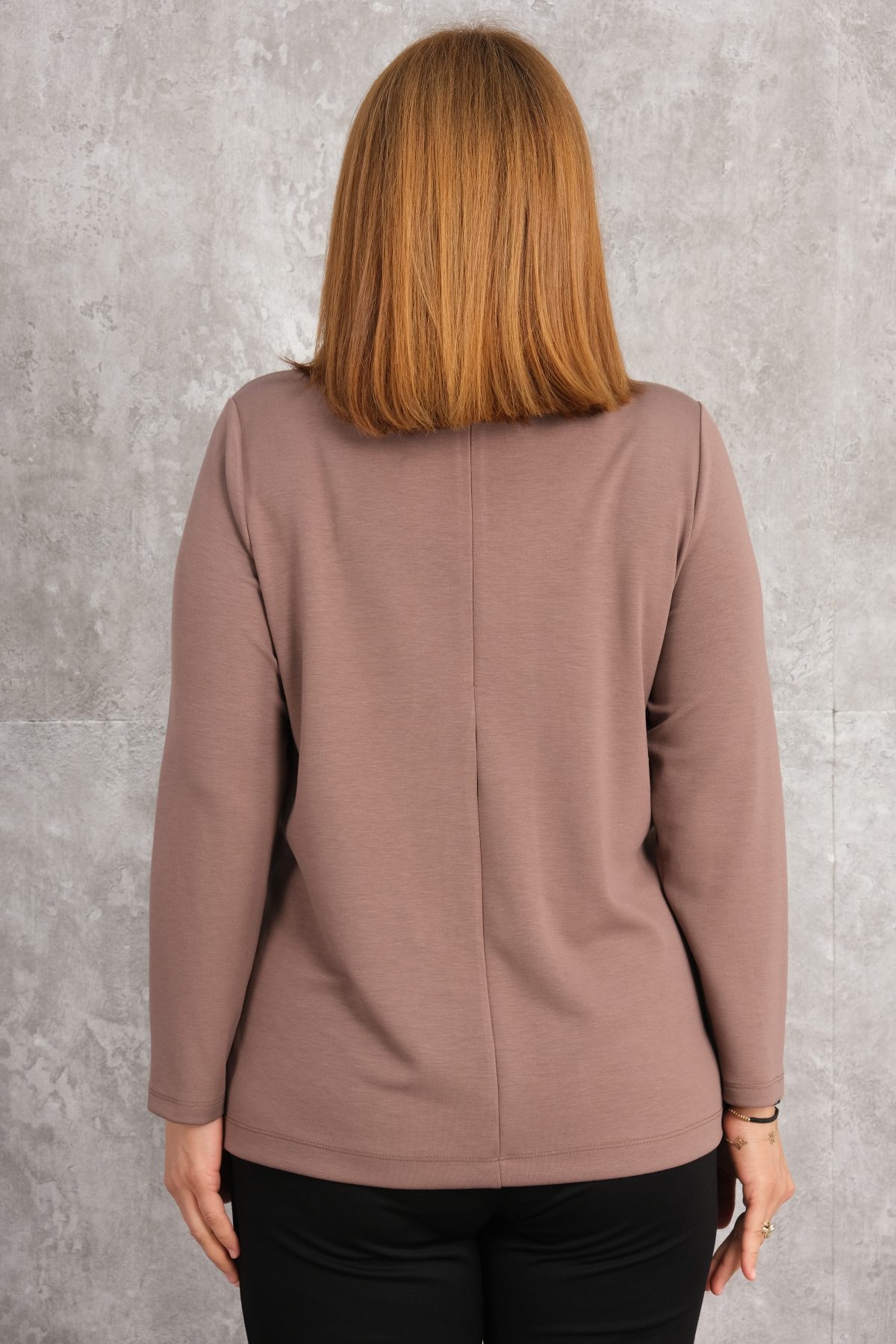 Plus Size Blouse-Anthracite