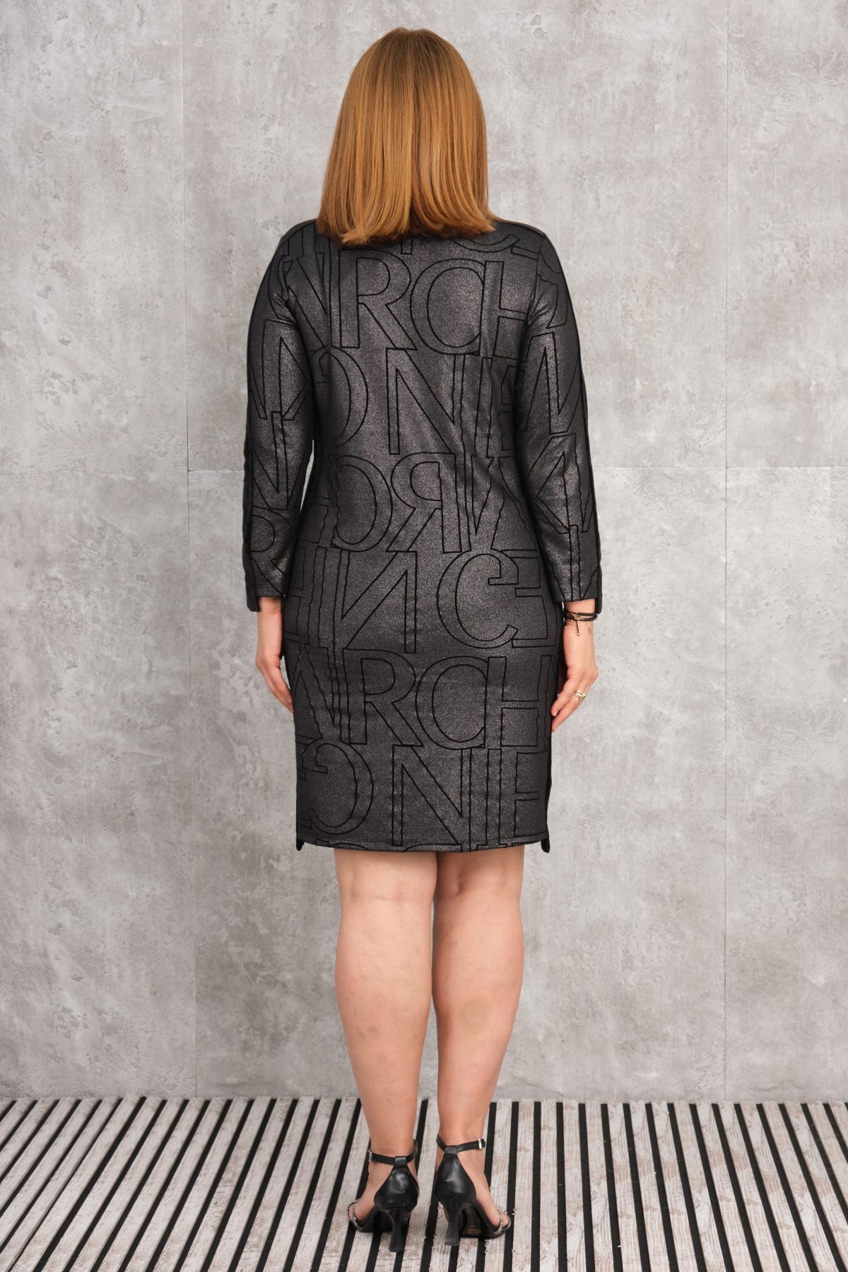 Plus Size Dress-Black