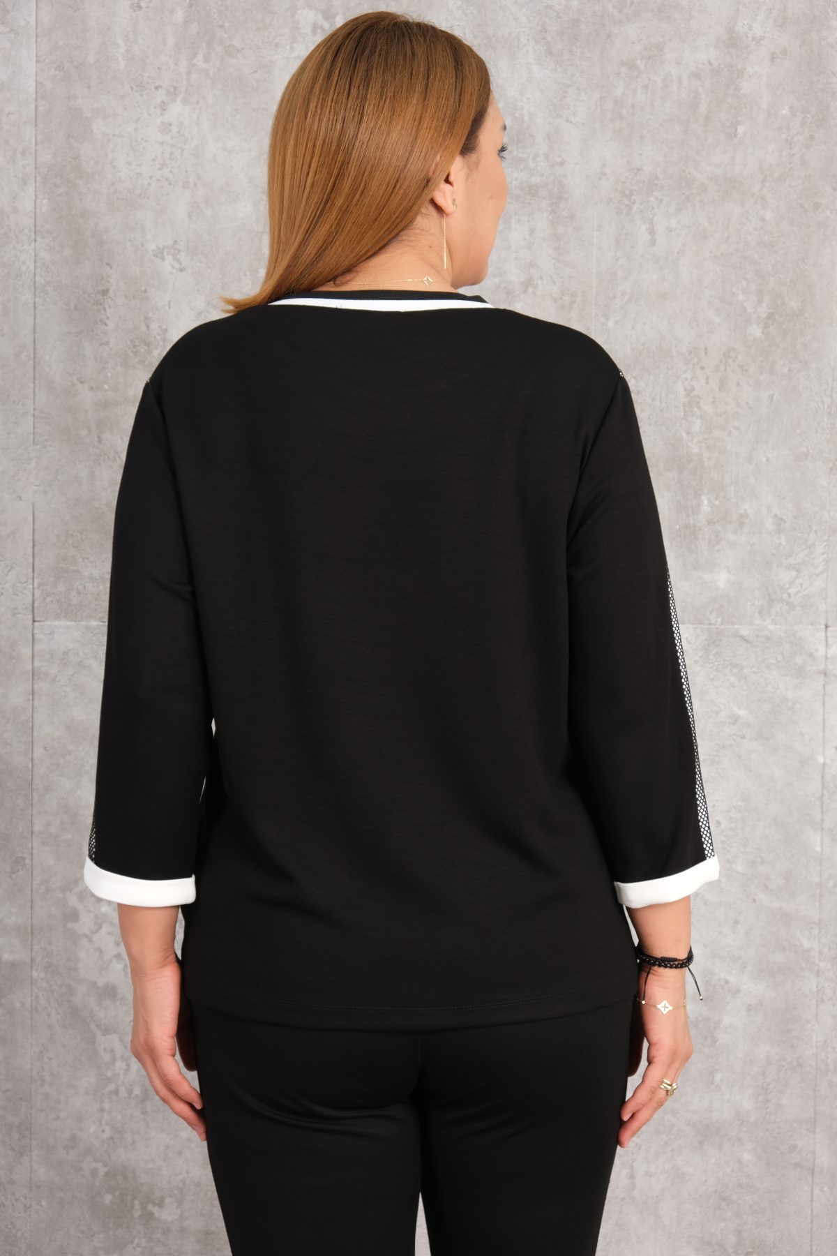 Plus Size Blouse-Black
