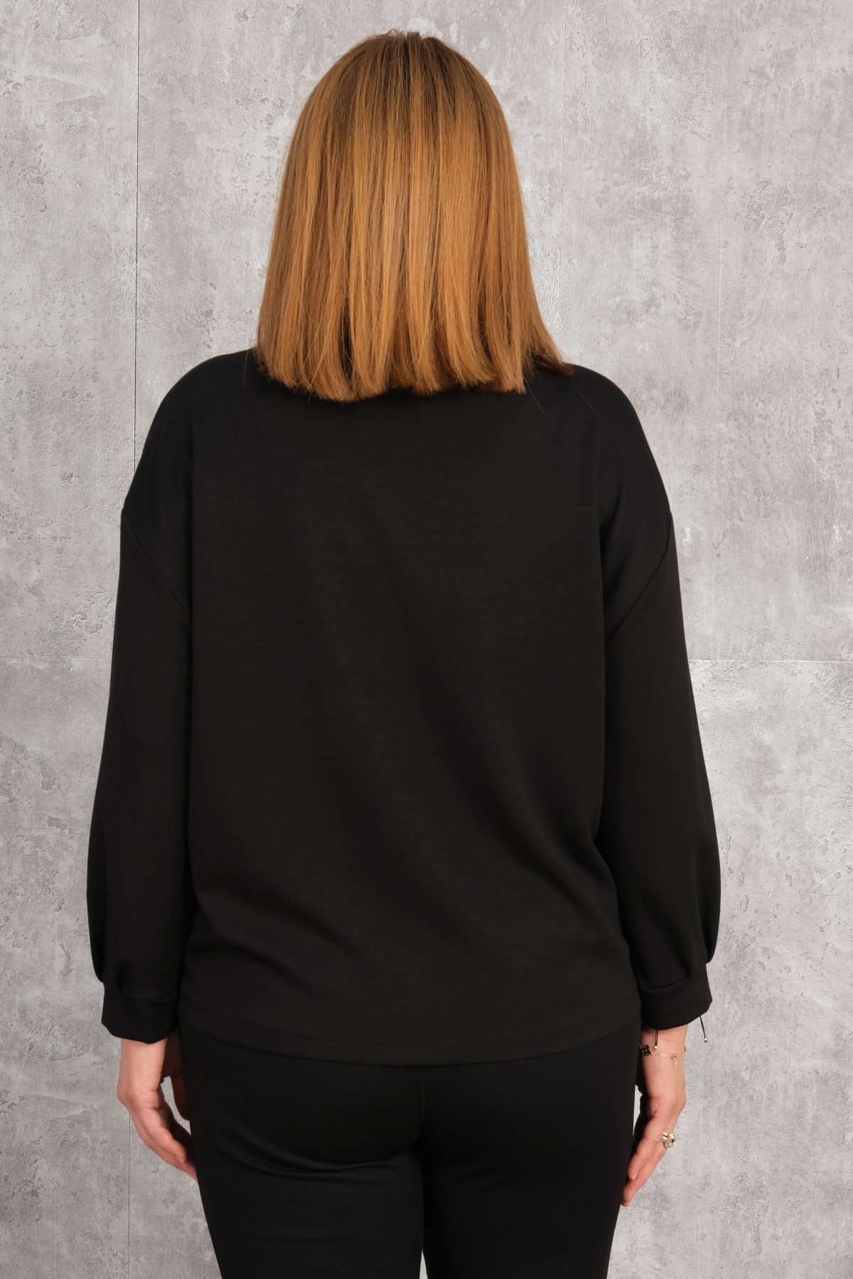 Plus Size Blouse-Black