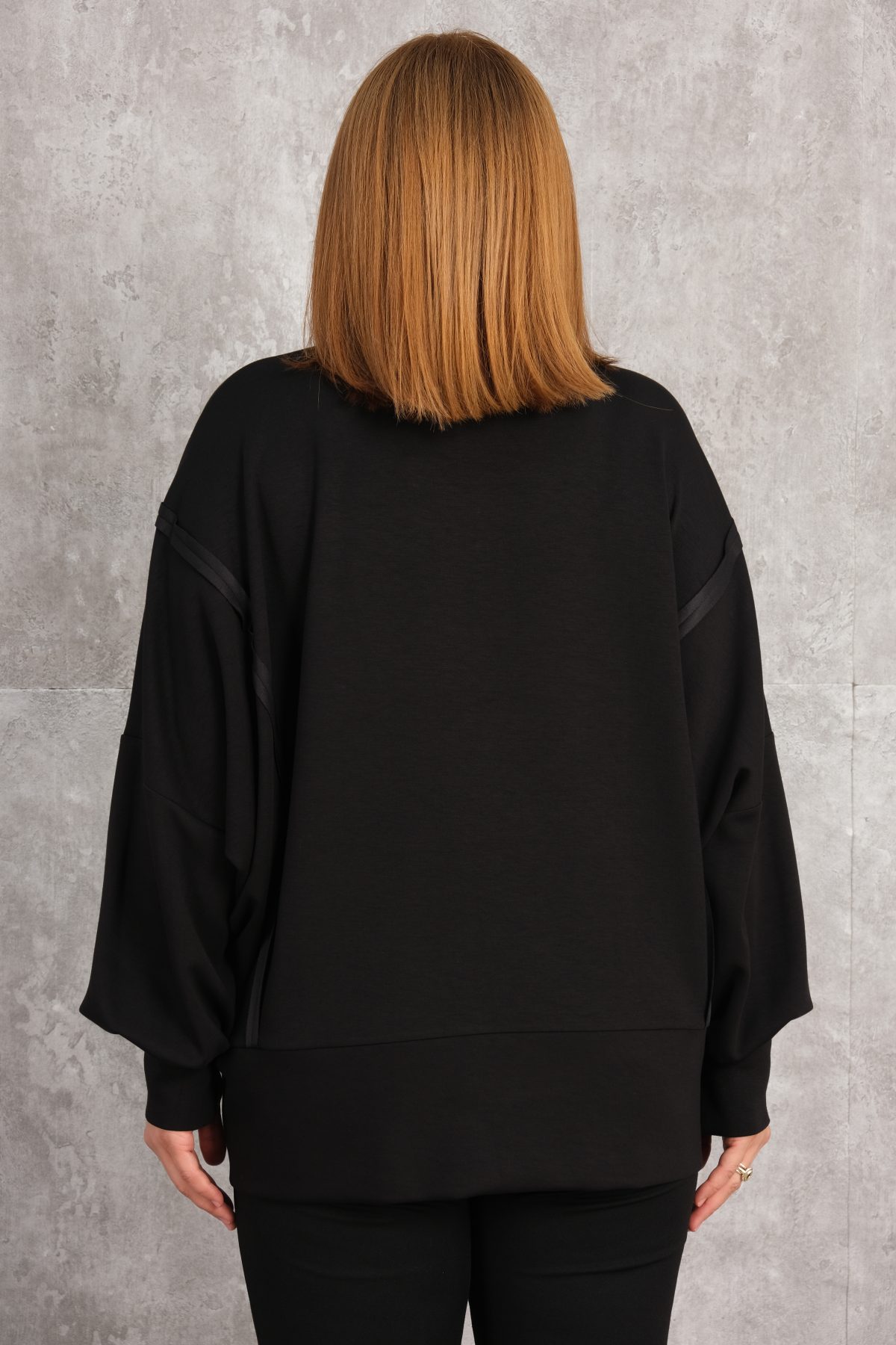 Plus Size Blouse-Black